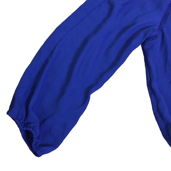 DR2 Cold Shoulder Romper Size Small Royal Blue Summer Daniel Rainn - Picture 4 of 8